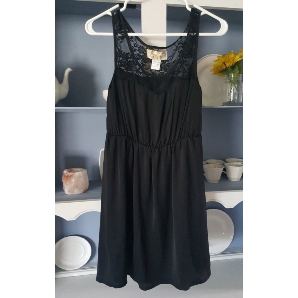 Francesca's Black Dress with Lace